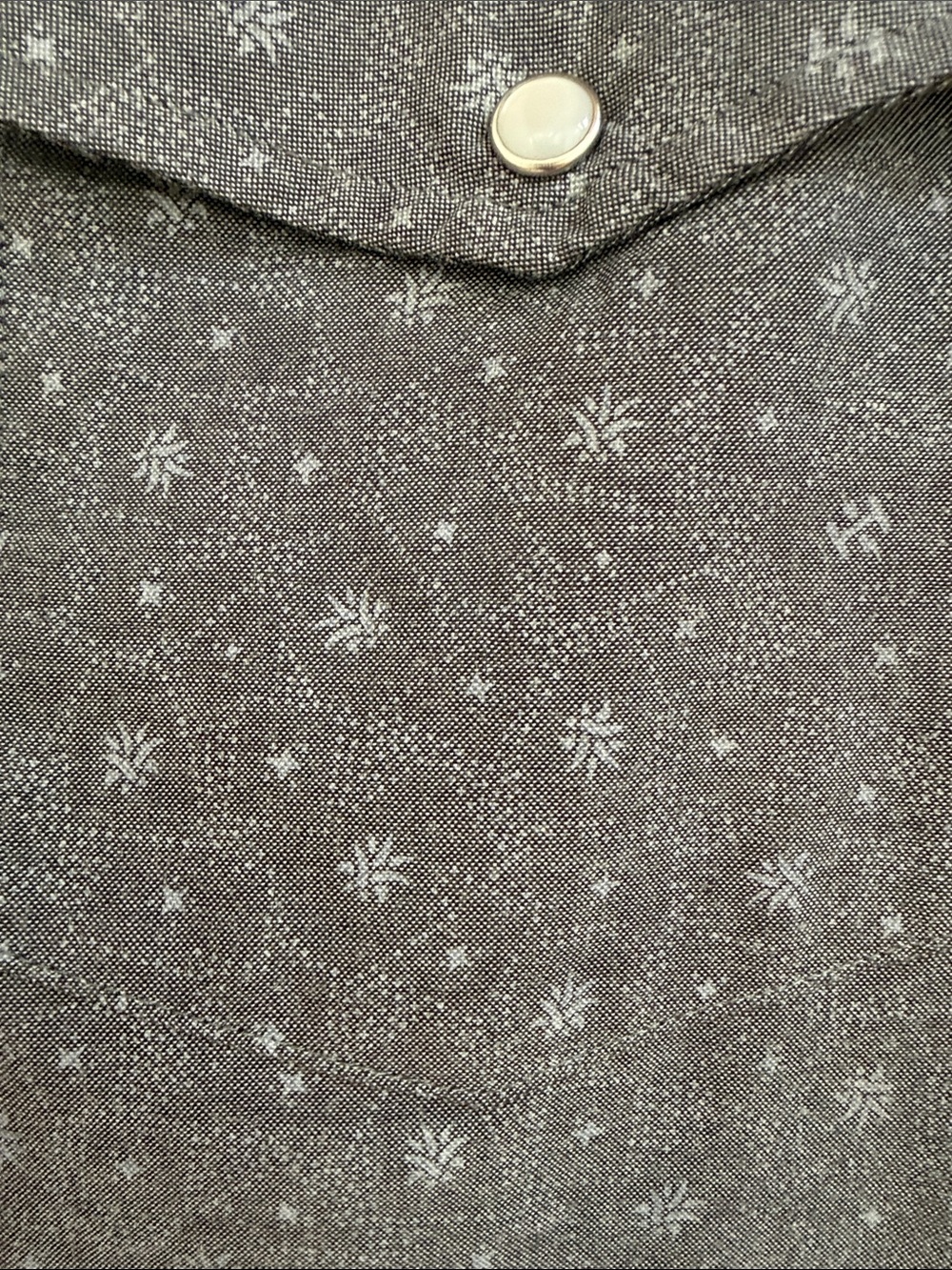 Howler Bros Snapshirt Men's Short Sleeve Gray Western Shirt - Picture 3 of 4